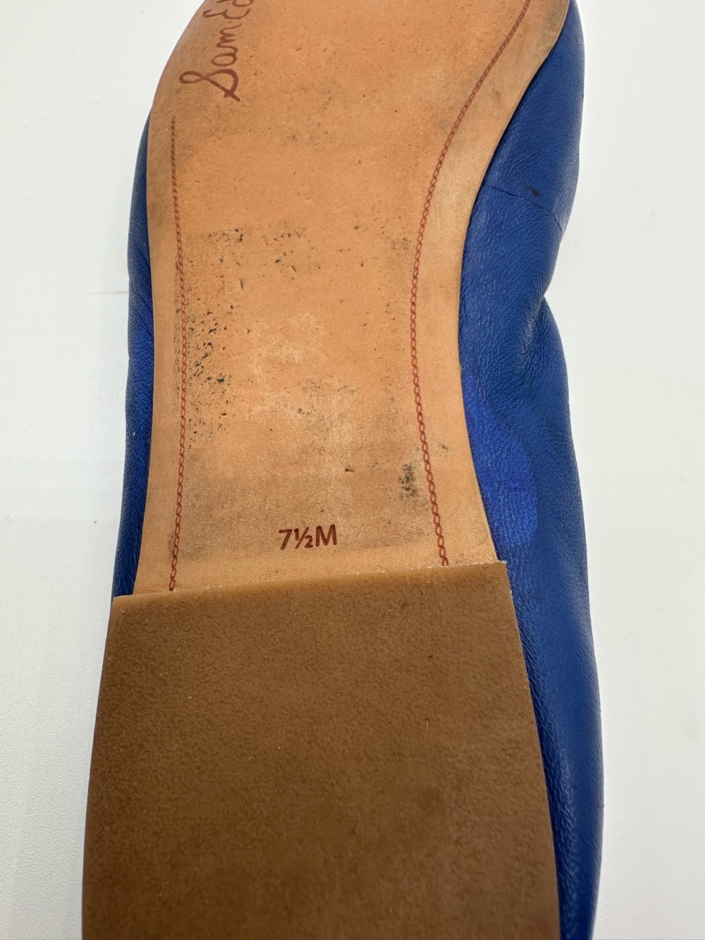 Sam Edelman Felicia Leather Flats Size 7.5 - Picture 9 of 11